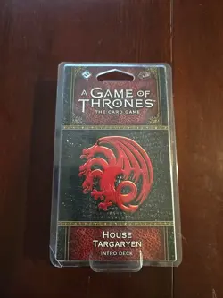 A Game of Thrones the Card Game House Targaryen Intro Deck NEW SEALED OOP FFG - Image 1