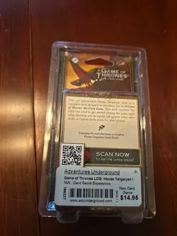 A Game of Thrones the Card Game House Targaryen Intro Deck NEW SEALED OOP FFG - Image 2