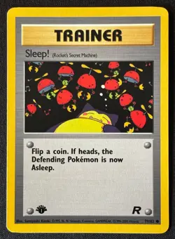 1st Edition Sleep! - Team Rocket - #79/82 - Vintage Pokemon Card 1999 WOTC - Image 1