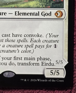 MTG Magic the Gathering Eirdu, Carrier of Dawn (13/439) Lorwyn Eclipsed LP MINT - Image 4