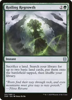 Normal - Roiling Regrowth - 201 - Zendikar Rising - NM - Image 1