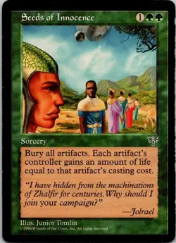 MTG Magic The Gathering Seeds of Innocence Mirage Played See Scan B - Image 1