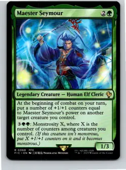 Magic the Gathering Maester Seymour Final Fantasy Commander MTG Free Shipping! - Image 1