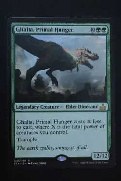 Magic The Gathering MTG GHALTA, PRIMAL HUNGER Commander Masters LP Played - Image 1