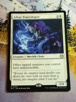 Adept Watershaper ECL NM MTG Magic The Gathering Lorwyn Eclipsed - Image 1