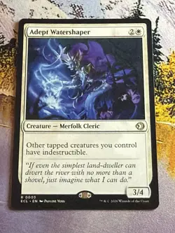 Adept Watershaper ECL NM MTG Magic The Gathering Lorwyn Eclipsed - Image 4