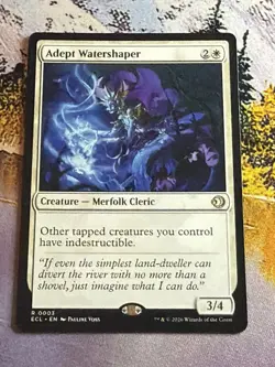 Adept Watershaper ECL NM MTG Magic The Gathering Lorwyn Eclipsed - Image 5