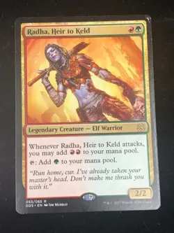Radha, Heir to Keld MTG Duel Decks: Mind vs. Might 053/065 Rare NM - Image 1