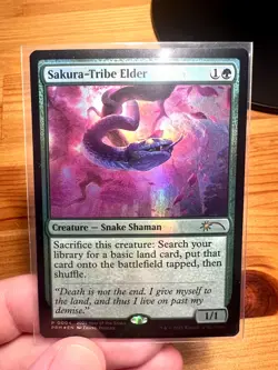 MTG Sakura-Tribe Elder - Year Of The Snake Foil Promo 2025 - Image 1