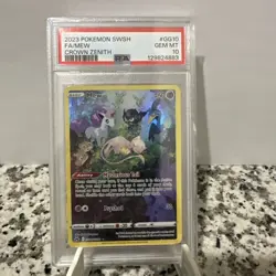 Pokemon TCG Mew Crown Zenith Galarian Gallery GG10/GG70 Holo Rare PSA 10 - Image 1