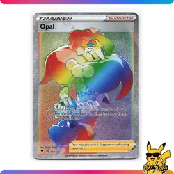 Pokemon TCG | Opal (Secret) 197/185 Swsh04: Vivid Voltage Holo 2020 - LP/MP - Image 1