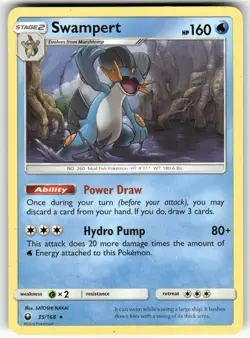 Swampert SM - Celestial Storm Rare Pokemon Lightly played - Image 1