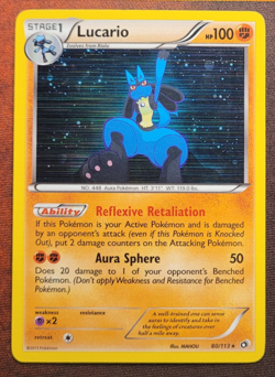 Lucario 80/113 Holo LP - Legendary Treasures 2013 - Pokemon TCG - Image 1