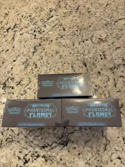 Pokemon Mega Evolution Phantasmal Flames ETB Elite Trainer Box Lot Of 3 SEALED - Image 4