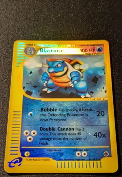 Pokemon EXPEDITION - #36/165 Blastoise - Reverse Holo - ENG - Lightly Played - Image 4
