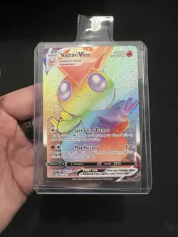 Victini VMAX 165/163 Battle Styles Rainbow Secret Rare MintCondition Pokemon TCG - Image 1