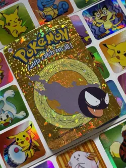 Pokemon Holo Vintage Pocket Monsters Vending Prism Sticker Nintendo collections - Image 4