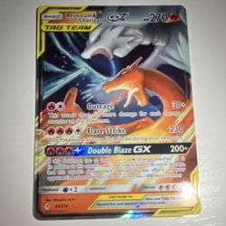 Pokemon Reshiram & Charizard GX TAG TEAM Ultra Rare Holo Sm-Unbroken Bonds 20/2… - Image 1