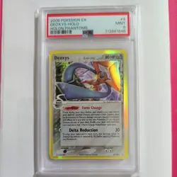 2006 POKEMON EX HOLON PHANTOMS #4 DEOXYS-HOLO PSA 9 - Image 1
