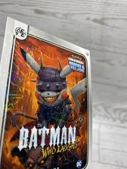 Pikachu as Batman Who Laughs Lazer Holo DC Heros & Villains Non-Pokemon Fan Art - Image 3