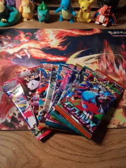 9x's Sealed Lot Of Japanese Pokemon Packs Assorted - Image 1