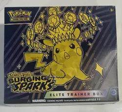 Pokemon TCG Scarlet & Violet SURGING SPARKS ELITE TRAINER BOX ETB New Sealed - Image 1