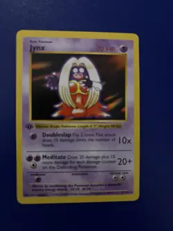 1999 Pokemon Game Base Set 1st Edition #31 JYNX Shadowless Nm - Image 1