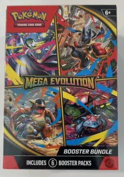 Pokemon TCG: MEGA EVOLUTION BOOSTER BUNDLE 6 Packs NEW - Image 1