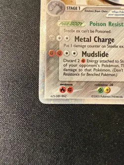 Pokemon TCG Steelix ex 109/115 EX Unseen Forces Ultra Rare Holo 2005 LP - Image 4