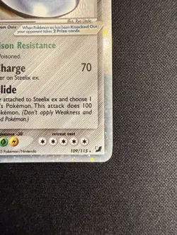 Pokemon TCG Steelix ex 109/115 EX Unseen Forces Ultra Rare Holo 2005 LP - Image 5
