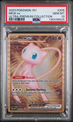 2023 POKEMON 151 ULTRA-PREMIUM COLLECTION #205 MEW ex PSA 10 - Image 1