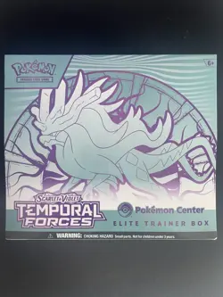 Pokemon Center Temporal Forces Walking Wake Elite Trainer Box NEW (SLIGHT RIP) - Image 1