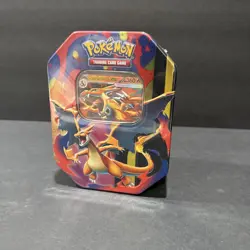 Pokemon TCG Mega Charizard Y ex Tin 4 Booster Packs & Charizard Promo Sealed - Image 2