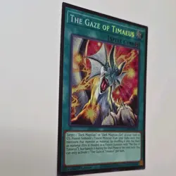 Yu-Gi-Oh TCG Gaze of Timaeus - MZMU-EN013 Secret Rare 1st ED MINT GEM - Image 3