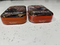 One Piece Mini Tin Set Vol 2 (2 Tins) Luffy Ace OP-13 Promo Cards Sealed - Image 4