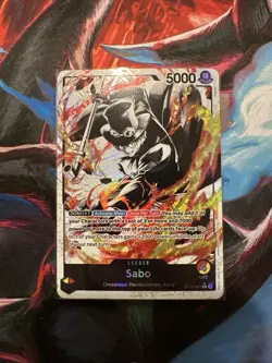 One Piece Card Game The Three Brothers ST13-001 Sabo Leader Alt Art Ink English - Image 1