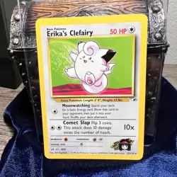 Erika's Clefairy Non Holo Rare 25/132 Gym Heroes Pokemon Card - Image 1