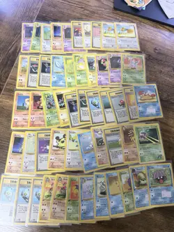 Vintage Pokemon Card Lot 53 Cards - Image 1