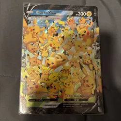 JUMBO Pikachu V Union Card SWSH141 Oversized Promo Pokemon Celebrations 25th NM - Image 1
