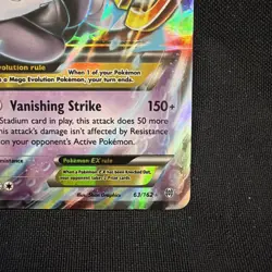 Pokemon M Mega Mewtwo EX Ultra Rare Holo TCG Card 63/162 XY Breakthrough - Image 5