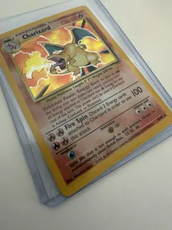 Charizard 4/102 Base Set Holo Rare Pokemon TCG Card 1999 English Wizards - Image 3