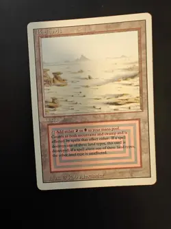 Magic the Gathering MTG card: Badlands Revised Edition - Image 1