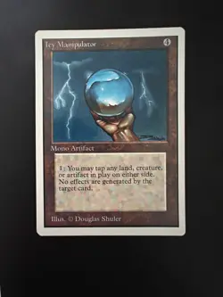 Magic the Gathering MTG card: Icy Manipulator Unlimited Edition - Image 1
