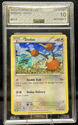 Pokemon Doduo 013/034 Trading Card Game Classic Holo - GEM-MT 10 - Image 1