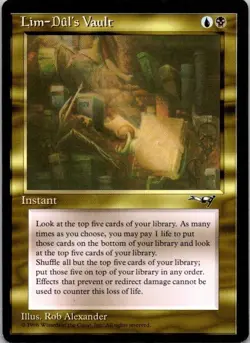 MTG Magic The Gathering Lim-Dul's Vault Alliances Played See Scan B - Image 1
