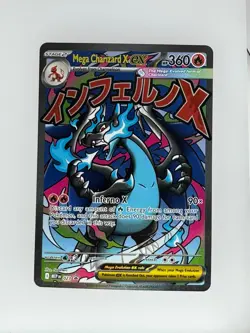 2025 Pokemon Mega Evolutions Mega Charizard X ex 023 NM - Image 1