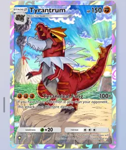 Pokemon TCG Pocket - Tyrantrum 1⭐, Fantastical Parade, English - Image 1