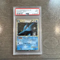 Pokemon Kingdra HOLO Unleashed Ultra #85 PSA 9 Mint - Image 1