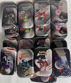 Pokemon TCG Black Bolt & White Flare Unova Mini Tin Sealed 17 Tins 2 Sets Plus 1 - Image 1