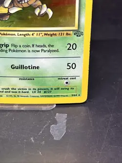 Pokemon TCG 1st Edition Pinsir Jungle 9/64 Holo Unlimited Holo Rare 👀 - Image 5
